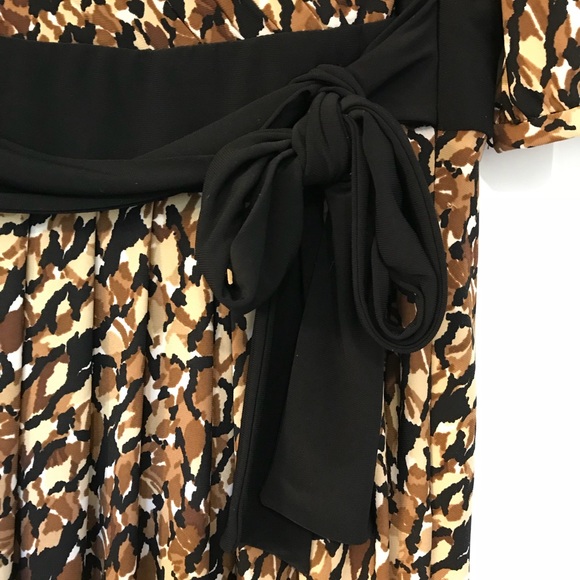 Evan Picone faux wrap dress - Picture 2 of 8